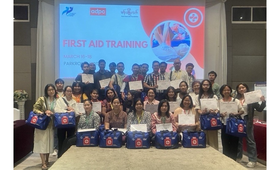 First Aid Training Successfully Conducted in Yangon